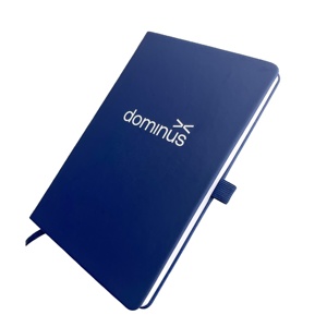 Diario de Tapa Dura de Cuero PU Azul Marino A5, Impreso con Logotipo Personalizado, Encuadernación Cosida con Hilo, Alta Calidad, Fácil de Escribir, Regalo - Product Image 3