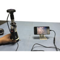 Cámara de Microscopio USB de 5MP, Microscopio Digital de 2592x1944, 30fps, Ocular Digital CMOS, Lente de Relé Integrada para Soldadura de PCB
