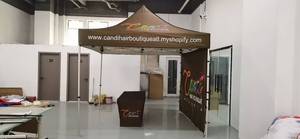 Tenda Promosi 3x3 10x10 Bahan Aluminium Oxford Polyester Tahan Air Semua Musim untuk Luar Ruangan, Pameran Dagang, dan Acara - Product Image 3
