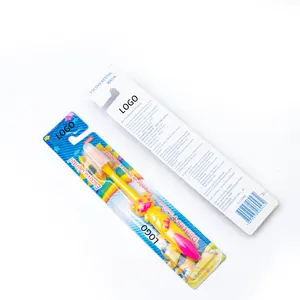 Qualitätssicherung Extra weiche Zahnbürste Kinder mit Staubüberzug Karikaturgriff Zahnbürste für Kinder