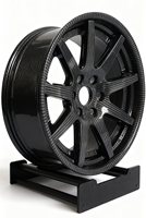 Jantes de voiture en fibre de carbone personnalisées 16 17 18 19 20 21 22 23 pouces 5x114.3 5x120 5x112 mm Jantes de voiture en fibre de carbone intégrale