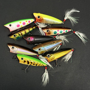 Señuelo de Pesca Popper <span class=keywords><strong>70F</strong></span> RIPPLE 70mm 12.6g, Señuelo Duro de Superficie para Lubina y Lucio, Lanzamiento Largo, Flotante, Proveedores de Pesca - Product Image 4