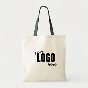 Sacs fourre-tout en toile de coton bio personnalisés avec logo promotionnel, sublimation possible - Product Image 1