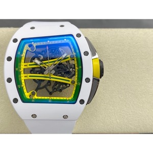 Nouvelle Montre Tourbillon 2026 à Boîtier Carré, Cadran en Verre Saphir, Surface Céramique Anti-Abrasion Durable, Bracelet en Caoutchouc - Product Image 3
