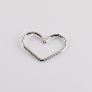 Colgante de Corazón Metálico 51x37mm, Accesorios de Joyería DIY para Prendas, Hebillas de Cinturón, Tema Amor - Product Image 5