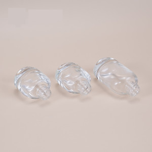 Cao cấp phẳng tròn <span class=keywords><strong>Fancy</strong></span> Glass dropper chai 15ml tinh dầu <span class=keywords><strong>Eye</strong></span> <span class=keywords><strong>Drop</strong></span> Shipping 1 oz rõ ràng chai với ống nhỏ giọt và dày tường - Product Image 4