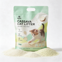 Litière pour chat Micoodor à base de manioc et litière pour chat au tofu en vrac à bas prix pour les acheteurs mondiaux