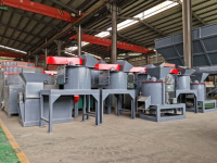 Broyeur vertical industriel pour la production d'engrais organique à partir de fumier de volaille