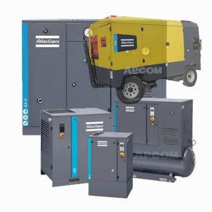 เครื่องอัดอากาศแบบสกรู Atlas Copco รุ่น GA7 GA11 GA15 GA22 GA37 GA45 GA55 GA75 VSD FF แบบความเร็วคงที่และแบบปรับความเร็วได้สำหรับอุตสาหกรรม - Product Image 3