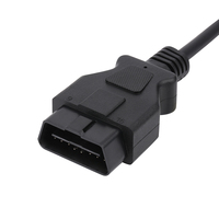 OBD 16Pin macho Molex 12Pin macho OBD2 DIY lector de código de programación Cable de encendedor de cigarrillos interfaz VGA diagnóstico OBD 16 Pin