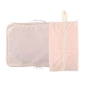 High Quality Custom Logo 3 Piece Travel Clothing Organizer Set Luggage <b>Trolley</b> Compression Packing Cubes - Product Image 5