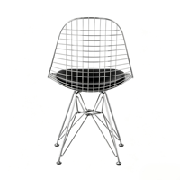 Chaise de salle à manger ergonomique moderne en fer forgé avec revêtement en cuir PU, design minimaliste Bauhaus du milieu du siècle, idéale pour les villas