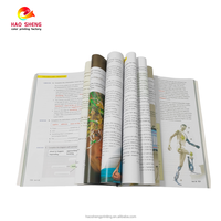 Libro de texto educativo de alta calidad con encuadernación perfecta, impresión offset, cubierta de cartón y papel offset