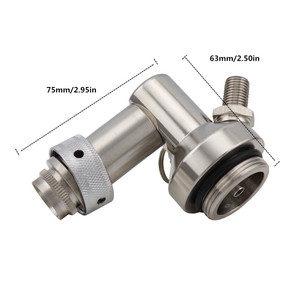 Mini dispensador <span class=keywords><strong>de</strong></span> barril <span class=keywords><strong>de</strong></span> acero inoxidable con sistema <span class=keywords><strong>de</strong></span> Co2, 0-60PSI, <span class=keywords><strong>para</strong></span> Homebrew, 2L, 3,6l, 5L, Growler Spear - Product Image 5