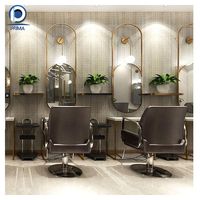 Optima Miroir de coiffure à LED Miroir pleine longueur haute définition pour salons de coiffure Miroir de coiffure professionnel Design minimaliste