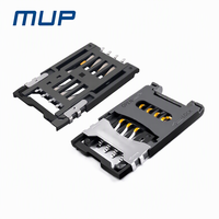 Connecteur de carte mémoire Micro SD 6 broches en gros, prise de carte SD/TF avec 6 broches