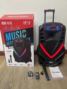 Mixer del sistema Pa attivo e altoparlanti Line <span class=keywords><strong>Array</strong></span> microfono Wireless professionale con altoparlante Led da 40W da 15 pollici V12 V15 - Product Image 6