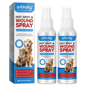 Worafy Offre Spéciale 120ml chiens chats cicatrisation des plaies points chauds <span class=keywords><strong>Spray</strong></span> réparation des plaies <span class=keywords><strong>Spray</strong></span> <span class=keywords><strong>pour</strong></span> animaux de compagnie soulagement des allergies - Product Image 1