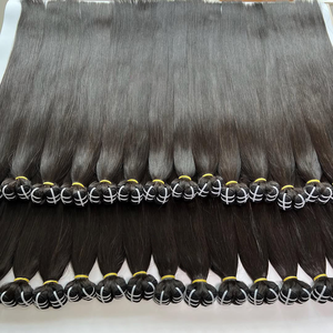 Extensioni di <span class=keywords><strong>capelli</strong></span> umani vergini vietnamiti, lisci e ondulati, colore ombré <span class=keywords><strong>biondo</strong></span> con radice scura, con frontale in pizzo HD, <span class=keywords><strong>capelli</strong></span> vergini del Vietnam - Product Image 2