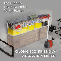Nouveau modèle Xilong, filtre supérieur d'aquarium en plastique durable et écologique pour poissons, compatible avec la plupart des tailles, fabriqué à Guangdong, Chine
