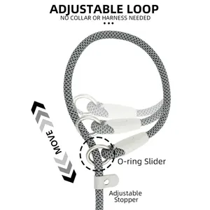 Arnés de correa de nailon ajustable para mascotas, cinturón de cuerda duradero, accesorios ligeros para perros, Collar para gatos - Product Image 2