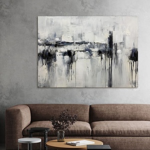 Handmade Wall <strong>Art</strong> <strong>Canvas</strong> Painting Abstract Calligraphy <strong>Art</strong> Picture Artistic Wall Decor Modern Artwork <strong>Custom</strong> Painting Quadri - Product Image 2