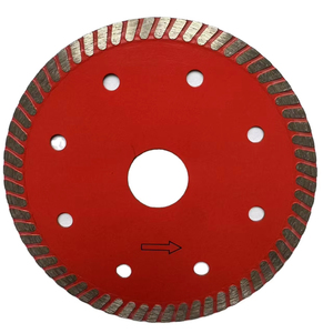 Lame de scie/<span class=keywords><strong>disque</strong></span> diamanté FENGTAI 105*7mm, qualité industrielle, super fine 1,2mm, maille Turbo X-Teeth, finition CrN OEM, pressée à chaud - Product Image 1