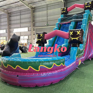 <span class=keywords><strong>Structure</strong></span> de jeu Tropical Fiesta, toboggan aquatique <span class=keywords><strong>gonflable</strong></span> extérieur à vendre - Product Image 3