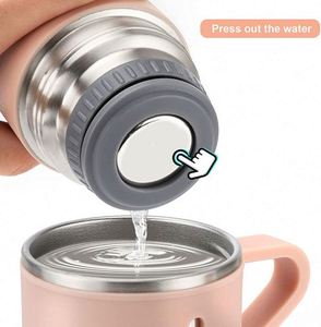 Stainless Steel Water Bottle Vacuum Coffee Thermos with Lid & Handle Double Walled Coffee <b>Cup</b> Hot & Cold for Hours - Product Image 6