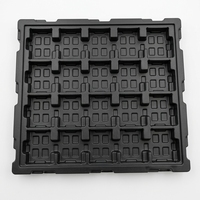 Plateau alvéolé ESD personnalisé en PET, ABS, PP, PC thermoformé sous vide pour composants électroniques – Vente directe usine en gros