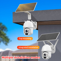 Demax V3 太阳能 PTZ 安防摄像头 4G/WIFI 5MP 超高清 PIR+雷达运动检测 全彩夜视 双向音频 8W
