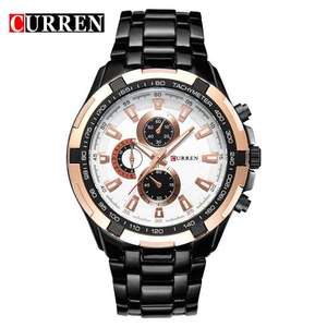 Reloj de Cuarzo para Hombre CURREN 8023, Reloj de Pulsera de Acero Inoxidable de Lujo, Clásico y Elegante para Negocios, Reloj para Hombre - Product Image 5