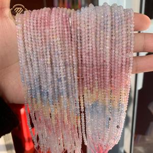 2 mm Fein Geschnittene Facettierte Echte Natürliche Edelsteinperlen für Schmuckherstellung DIY Designer-Perlen Facettierter Stein - Product Image 2