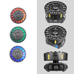 Lumière de tête mobile LED 200W, roue de Ferris, faisceau, stroboscope et laser, lumières RGBW DMX512, éclairage de scène, DJ, fête, bar, KTV, effet disco - Product Image 2