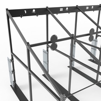 Estante comercial resistente para gimnasio Fitness Rack Power Squat Rack Trainer Outdoor Cross Training Competition Pull up Rigs and Racks