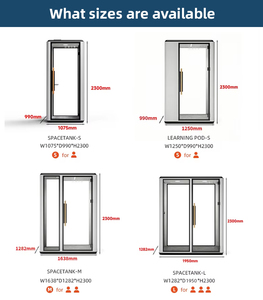 Cabine téléphonique fabriquée en Chine en direct bureau pré-conçu <span class=keywords><strong>salle</strong></span> <span class=keywords><strong>de</strong></span> réunion cabine <span class=keywords><strong>de</strong></span> sommeil piano chantant isolation phonique cabine en acier - Product Image 5