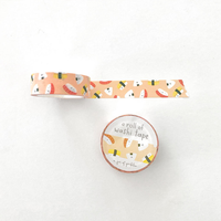 Ruban adhésif washi coloré au design de dessins animés avec un fabricant professionnel, ensemble de rubans adhésifs washi vintage