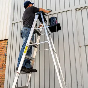 Escalera de 5 peldaños tipo III con bandeja, TRUPER, Caja 1 - Product Image 4
