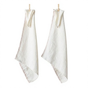 ITHL KL-044 Soft Yarn Dyed Eco-Friendly Quick-Dry Square Cotton Kitchen Napkins & Tea <b>Towels</b> with Custom Printed Striped Design - Product Image 1