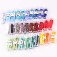 En Stock Perles de Rocailles Tchèques en Verre Couleurs Unies Naturelles Preciosa, Tailles 6/0 8/0 11/0 15/0, 10 Grammes/Baril