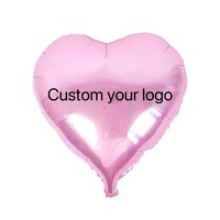 Ballon en aluminium personnalisé Globos personnalisé 100 pièces avec nom de logo Ballon étoile de couleur de 18 pouces pour la décoration de la Saint-Valentin