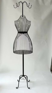 Mannequin en métal en gros, buste supérieur avec antenne, nouveau mannequin féminin en fil de fer pour l'affichage de robes de mariée et de jupes - Product Image 2