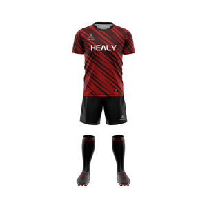 Seragam Sepak Bola Retro Poliester Cepat Kering Model Slim Fit Kustom, Jersey Sepak Bola, Set Lengkap Perlengkapan Sepak Bola - Product Image 5