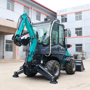 Pembuatan Tiongkok baru Backhoe Loader Port bandara WWWF Backhoe bola Loader konstruksi lapangan Backhoe Loader - Product Image 3