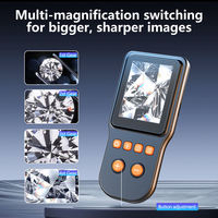 High-Definition 2.8-Inch Glass Handheld Digital Magnifier LED Lighting for Jewelry Appreciation Maintenance