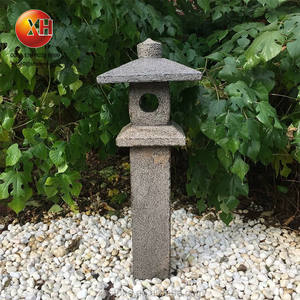 Lanterne de jardin <span class=keywords><strong>solaire</strong></span> <span class=keywords><strong>japonaise</strong></span> en pierre de granit Pagode Lanterne LED Lumière Lampe pour phare Décoration de jardin à domicile - Product Image 5