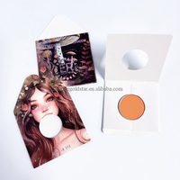 Kemasan amplop eyeshadow panci tunggal Mewah Murah cetakan sesuai pesanan dengan LOGO Anda