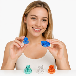 Lot de 15 embouts Hydra Tips Hydro <span class=keywords><strong>Face</strong></span> Peel, grands bleus transparents, petits turquoise, expédition rapide - Product Image 2