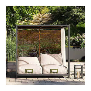 Tumbona de Playa con Marco de Aluminio, Tipo Doble, para Piscina, Venta Directa de Fábrica - Product Image 1