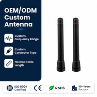 Antenne UHF extérieure 400-470 MHz, connecteur SMA mâle, gain élevé 5 dBi, polarisation verticale ABS, 50 ohms, IP6X, compatible talkie-walkie, personnalisation OEM